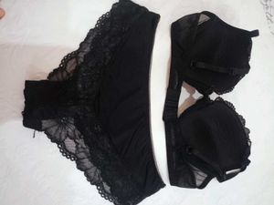 Black Lace Push-Up Bra