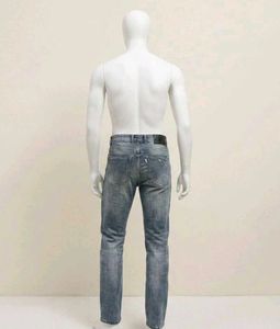 Men's Slim Fit Washed Jeans