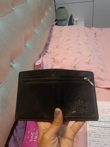 Sleek Black Leather Card Holder