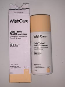 WishCare Daily Tinted Fluid Sunscreen SPF 50+ -L10
