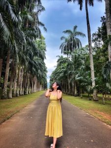Yellow Summer Midi Dress
