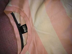 Pink &amp; White Striped T-Shirt