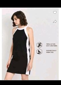 Branded Black One Piece Dress