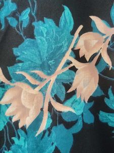Korean Floral Digital Print One piece/ Midi dress