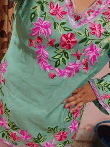 Embroidered Kurti - Trendy &amp; Stylish
