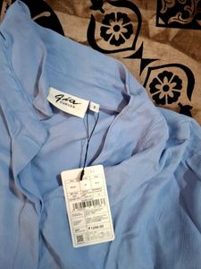 Light Blue Collared Blouse