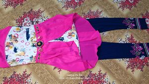 Girls' Pink Kurta Set
