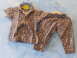 Car Print Pajama Set- (12-18months)