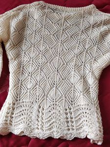 Crochet Knit Sweater