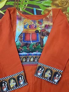 Elegant Orange Kurta