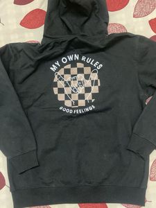 Black Hoodie with Graphic