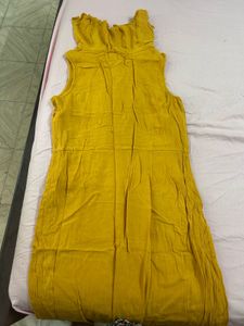 Yellow Ruffled Dress