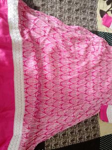 Stylish Pink Printed Kurta
