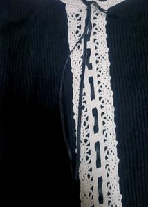 black knitted lolita top 🖤