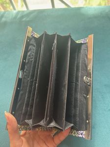 Chic Woven Clutch Wallet