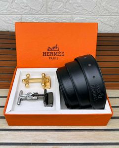 Hermes Belt  2 buckle  Set