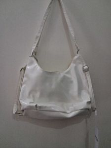 Chic White Hobo Bag