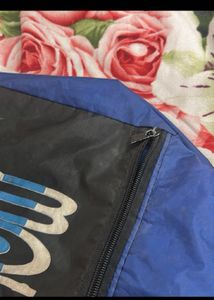 Blue &amp; Black Duffel Bag