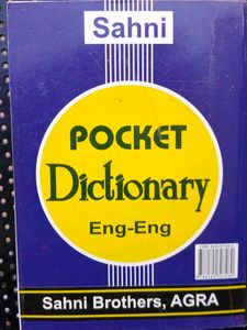 Sahni Pocket Dictionary