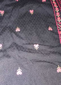 Black Embroidered Kurta