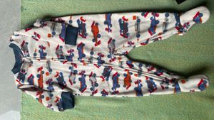 Cozy Footed rompers- pack of 3