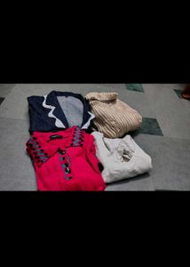 winter combo sweater dresses warm 3
