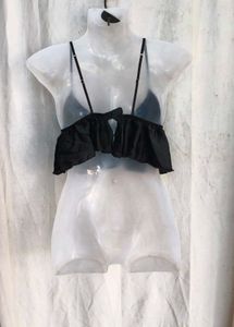 12810. Black cami crop top