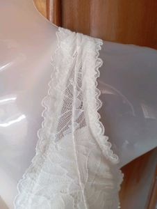 White Lace Bra