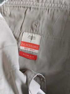 Light Beige Chinos for Men