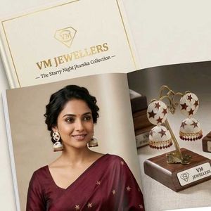 VM Jewellers Starry Night Jhumkas
