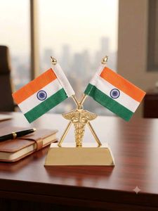 Indian Flag Desktop Stand