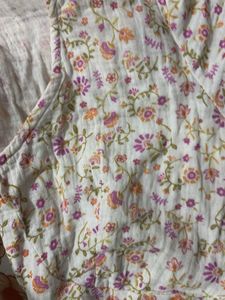 Floral Print Cropped Top