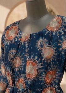 Boho Print A-Line Dress