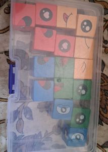 Fun Face Building Blocks Set