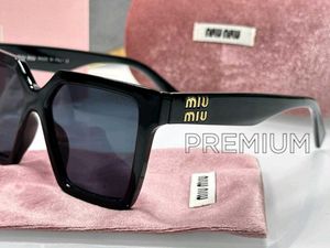 Miu Mi Black Square Sunglasse