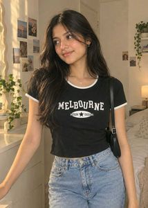 Black Melbourne Graphic Tee