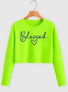 Cute Cat Graphic Crop Top