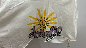 Cropped Oversized H&amp;M T-shirt | Size
