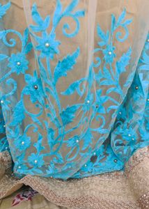 Heavy Work Embroidery And Pearl Wor