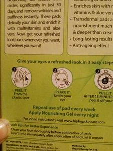 Under Eye Pads,wuth Nourshing Gel