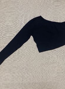 Stylish Black Crop Top