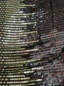 Stunning Black &amp; Gold Sequin Saree for Wedding Wea