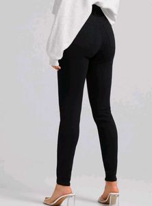 High Rise Black Jeans
