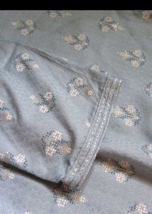 Elegant Blue Kurta with Embellishments