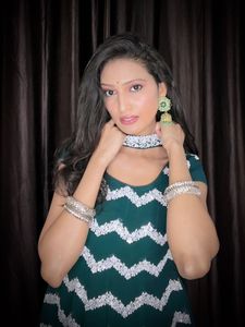 Emerald Green festival dress