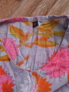 Boho Floral Print Kurta