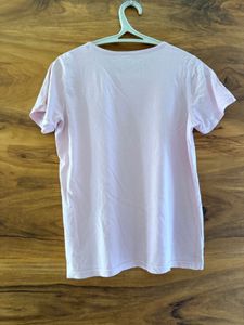 Soft Pink Basic T-Shirt