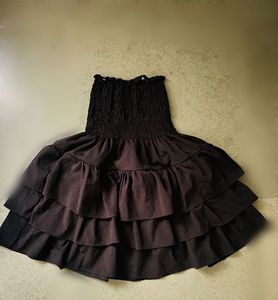 Black Balloon Mini Dress