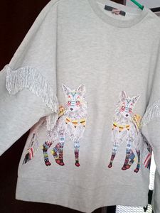 Embroidered Fox Sweatshirt