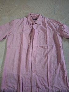 Men's Pink Long Sleeve Shirt
